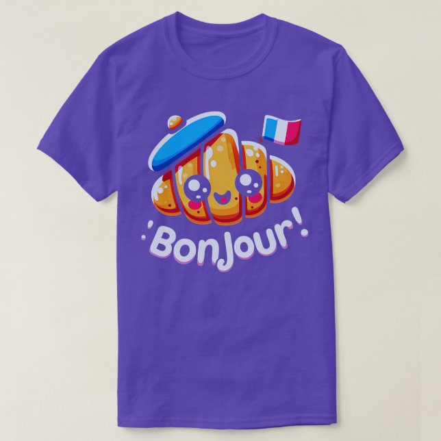 Croissant Funny Fransk Baking Quote 1 T Shirt (Design framsida)