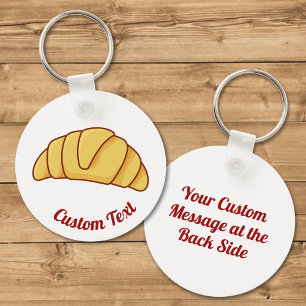 Croissant Keychain Nyckelring