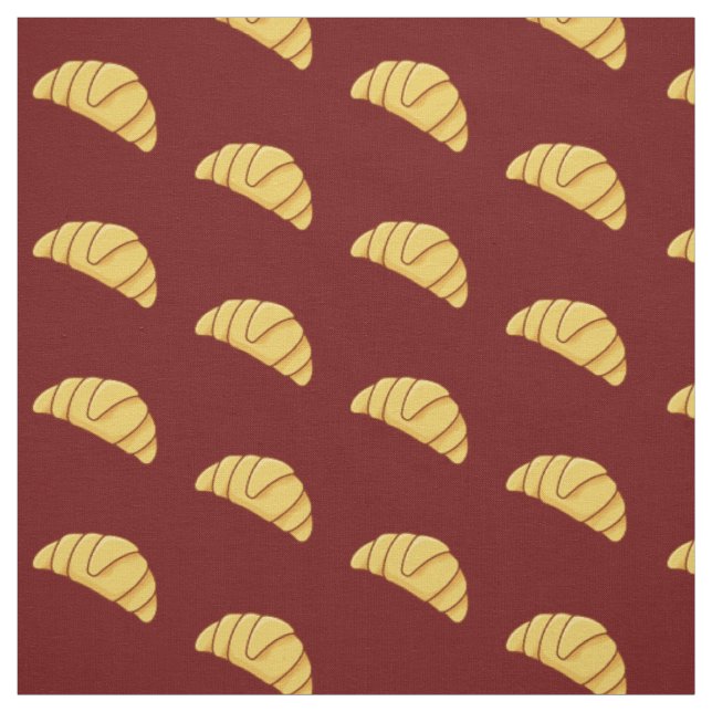 Croissant Mönster Tyg (Provkarta)