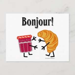 Croissant och Sylt - Bonjour! Vykort