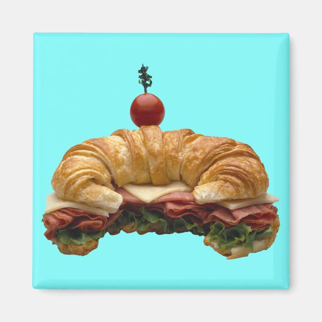 Croissant Sandwich Magnet (Framsidan)
