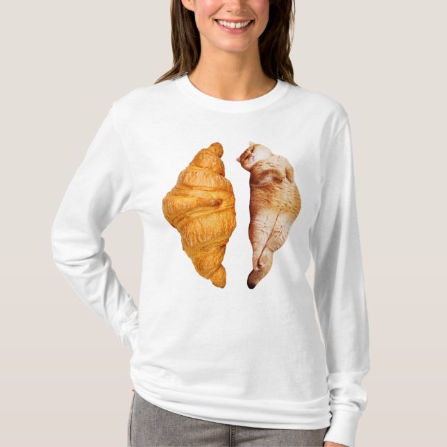 Croissant T Shirt (Framsida)