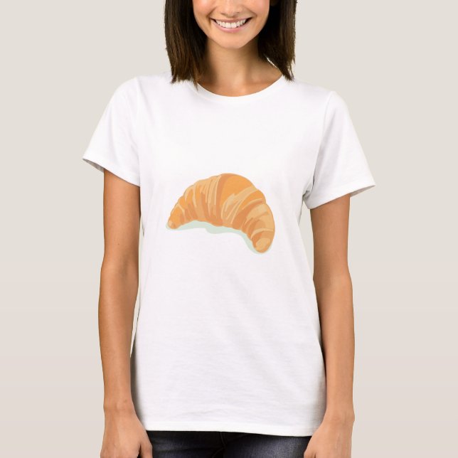Croissant T Shirt (Framsida)