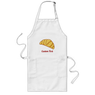 Croissant Vuxen Apron Långt Förkläde