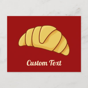Croissant-vykort Vykort