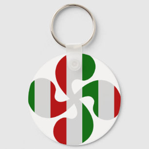 Croix Basque Multicouleurs Nyckelring