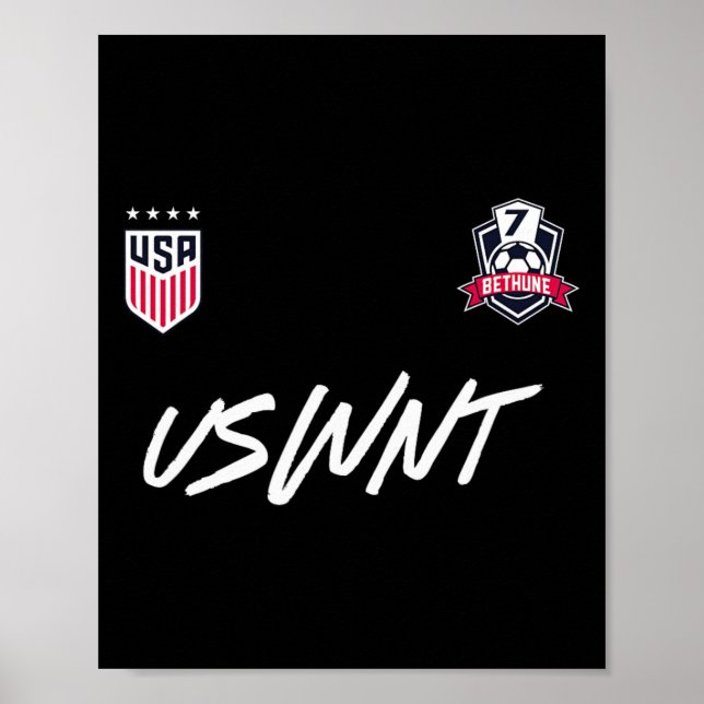 Croix Bethune 20 Navy Uswnt Officiellt Licensierad Poster (Framsidan)