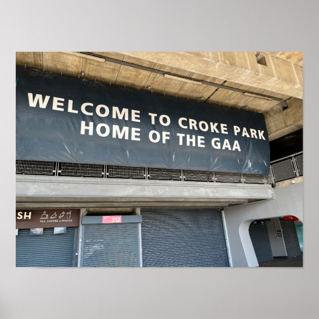 Croke Park GAA Dublin Ireland Europe Poster (Framsidan)
