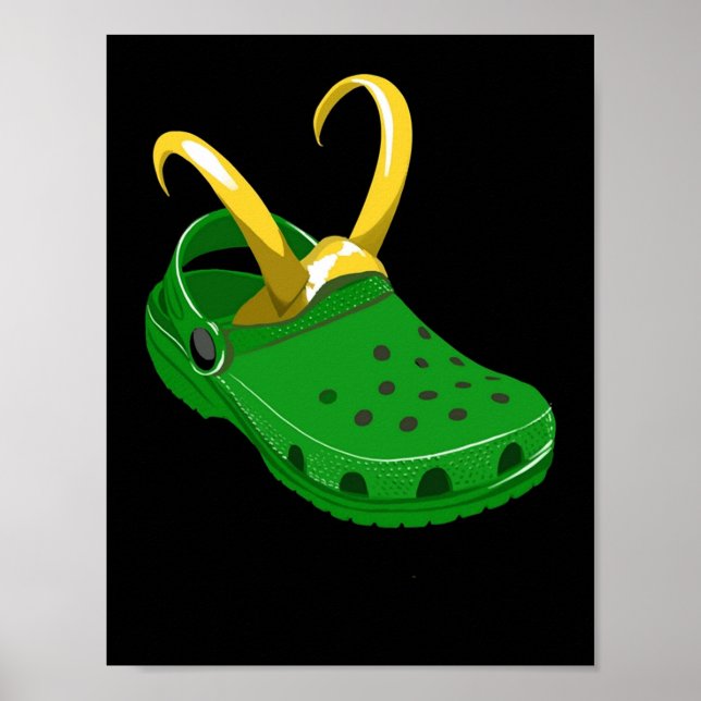 Croki Crocs X Loki Poster (Framsidan)