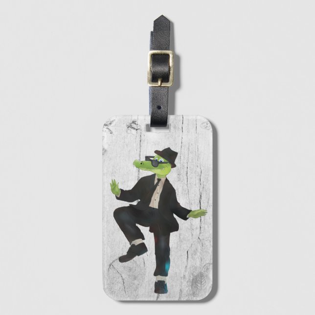 Croko Blues Brothers Bagagebricka (Framsida vertikal)