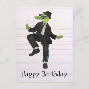 Croko Blues Brothers Vykort