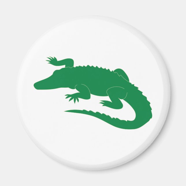 Crokodile Alligator Gator Reptile Magnet (Framsidan)
