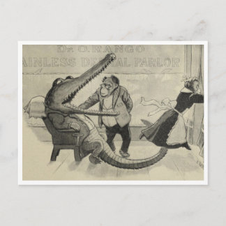 "Crokodile at the Dentist" Vykort