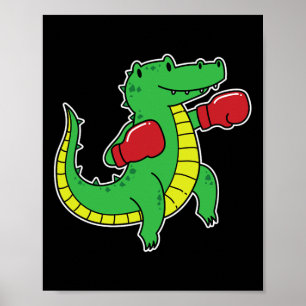 Crokodile Boxing Poster