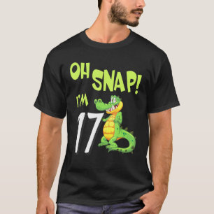 Crokodile Dancing Lycklig Min födelsedag Oh Snap I T Shirt