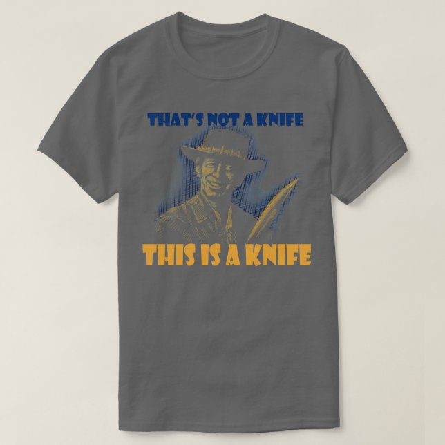 Crokodile Dundee T Shirt (Design framsida)