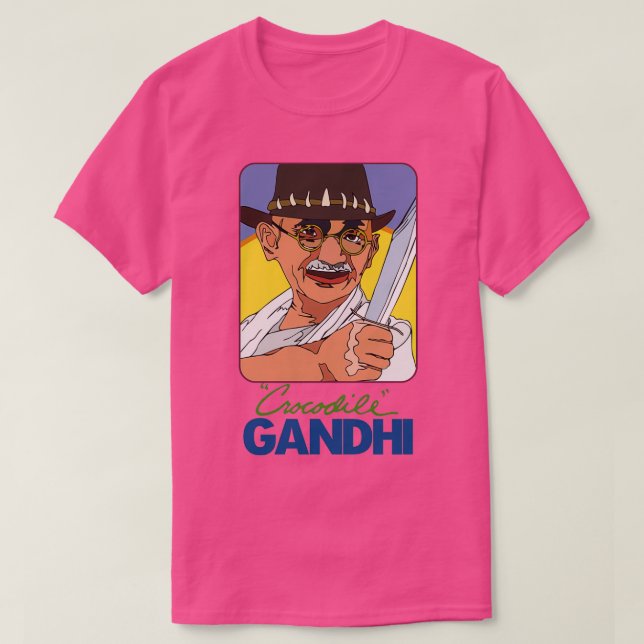 Crokodile Gandhi T Shirt (Design framsida)