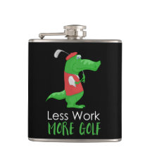 Crokodile Golfer Funny