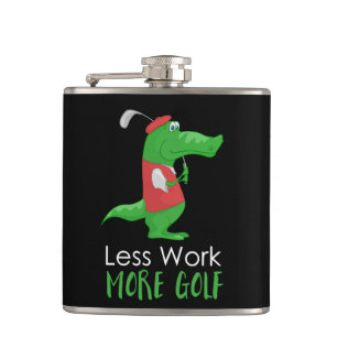 Crokodile Golfer Funny Fickplunta