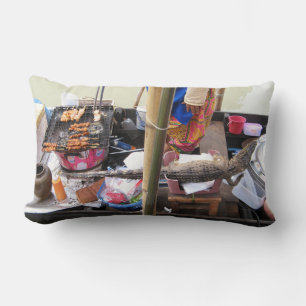 Crokodile Kött BBQ ... Thailand Street Food Lumbarkudde