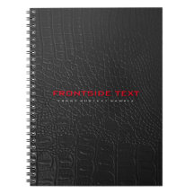 Crokodile Leather Struktur Red Brev