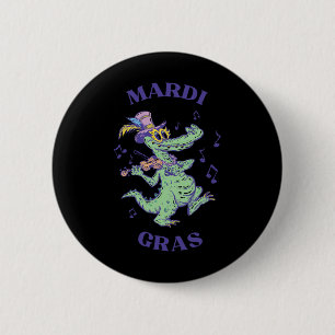 Crokodile Mardi Grawr Costume Mardi Gras Gator Man Knapp