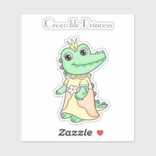 Crokodile Princess Klistermärken