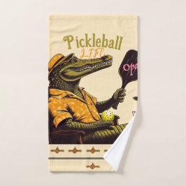 Crokodile Rosa Drink Pickleball Hand Towel