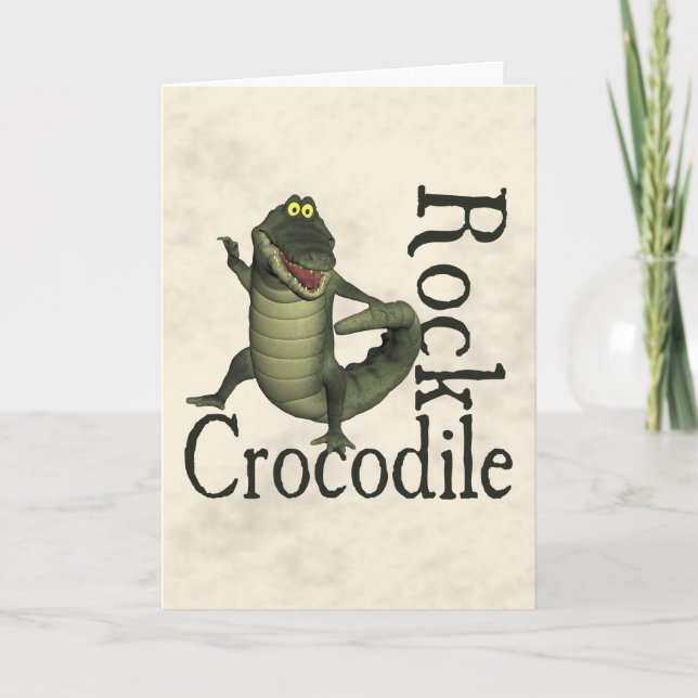 Crokodile Sten Kort (Framsida)