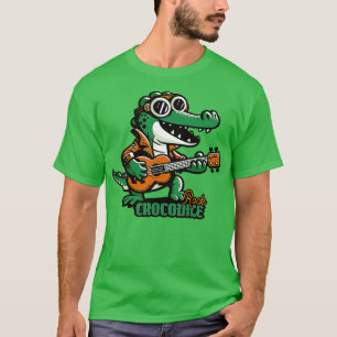Crokodile Sten Retro Music Fläkt T Shirt