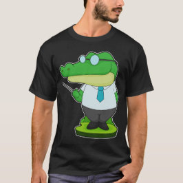 Crokodile Teacher Pointer T Shirt