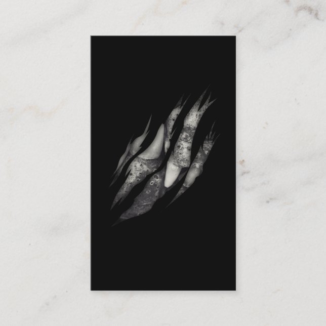 Crokodile Teeth Alligator Älskare Visitkort (Framsida)