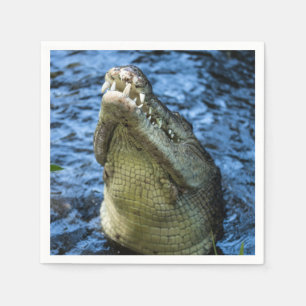 Crokodile Teeth Vatten Pappersservett