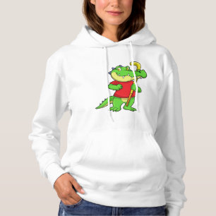 Crokodile vid Fält hockey med Stick T Shirt