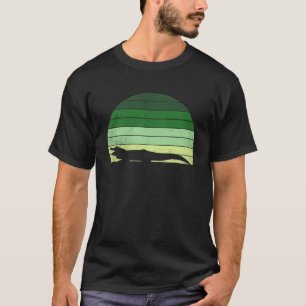 Crokodile Vintage Alligator med Reptile Kaiman S T Shirt