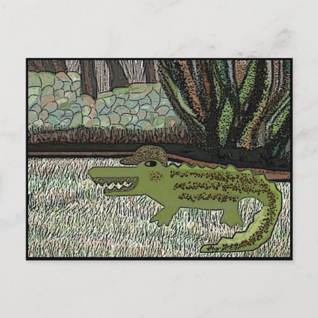 Crokodile Walk Vykort (Framsida)