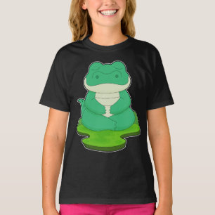 Crokodile Yoga Fitness Gymnastics T Shirt