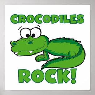 Crokodiles Sten Poster