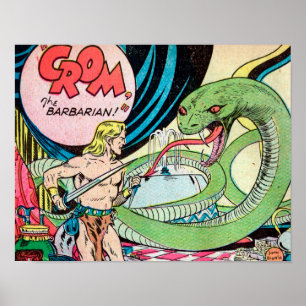 Crom det barbar- konsttrycket #1 poster