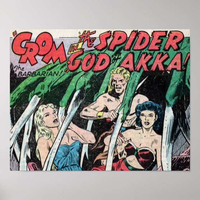 Crom och Sider God of AKKA Art Print #1 Poster (Framsidan)