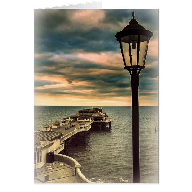 Cromer-stranden, Norfolk Hälsningskort (Framsidan)