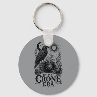 Crone Vibes Häxliknande Korp Kittel Goth Häxa Nyckelring