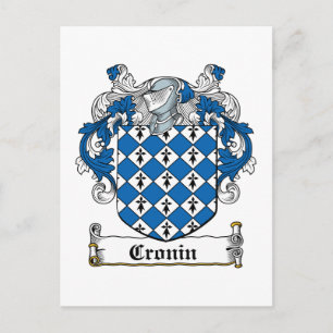 Cronin Family Crest Vykort