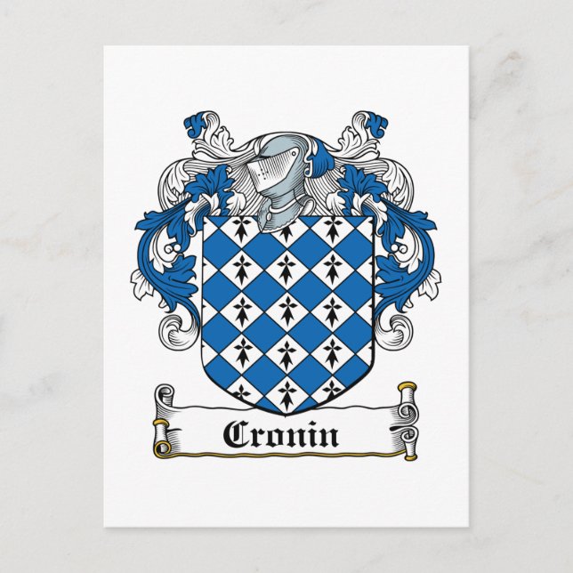 Cronin Family Crest Vykort (Framsida)