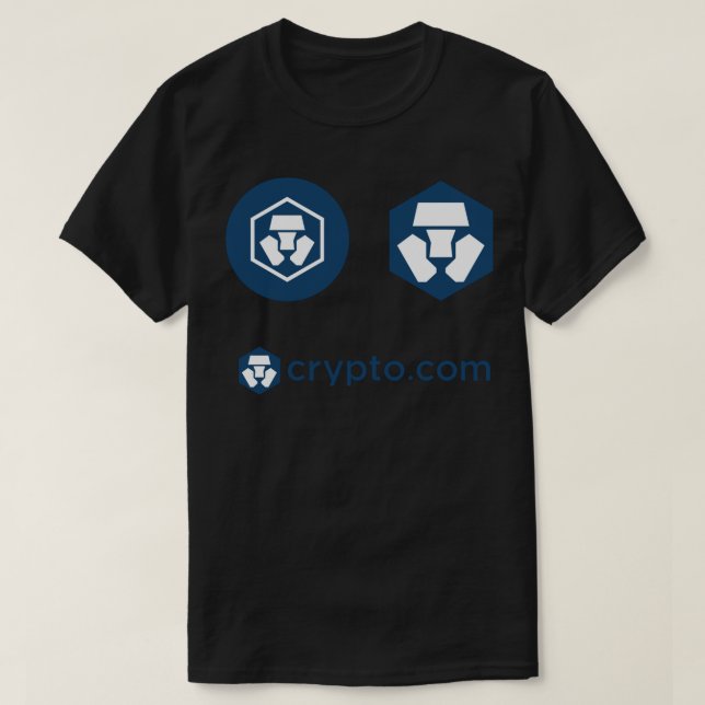 Cronos cryptocurrency - Crypto.com Coin Cronos CRO T Shirt (Design framsida)