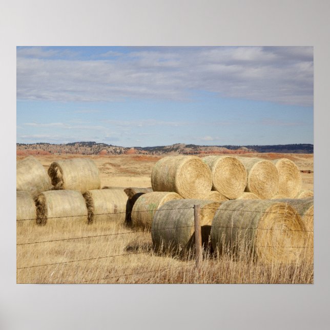 Crook County, Hay Bales Poster (Framsidan)