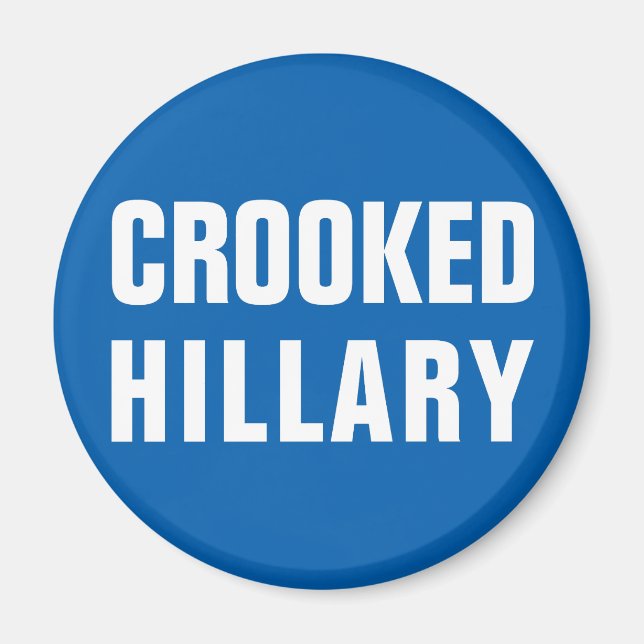 Crooking Hillary Clinton Magnet (Framsidan)