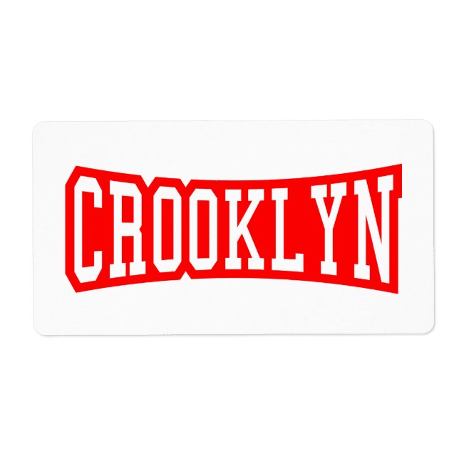 CROOKLYN, NYC FRAKTSEDEL (Framsidan)