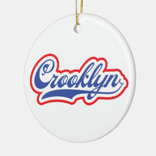 Crooklyn, NYC Julgransprydnad Keramik