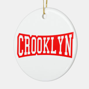 CROOKLYN, NYC JULGRANSPRYDNAD KERAMIK